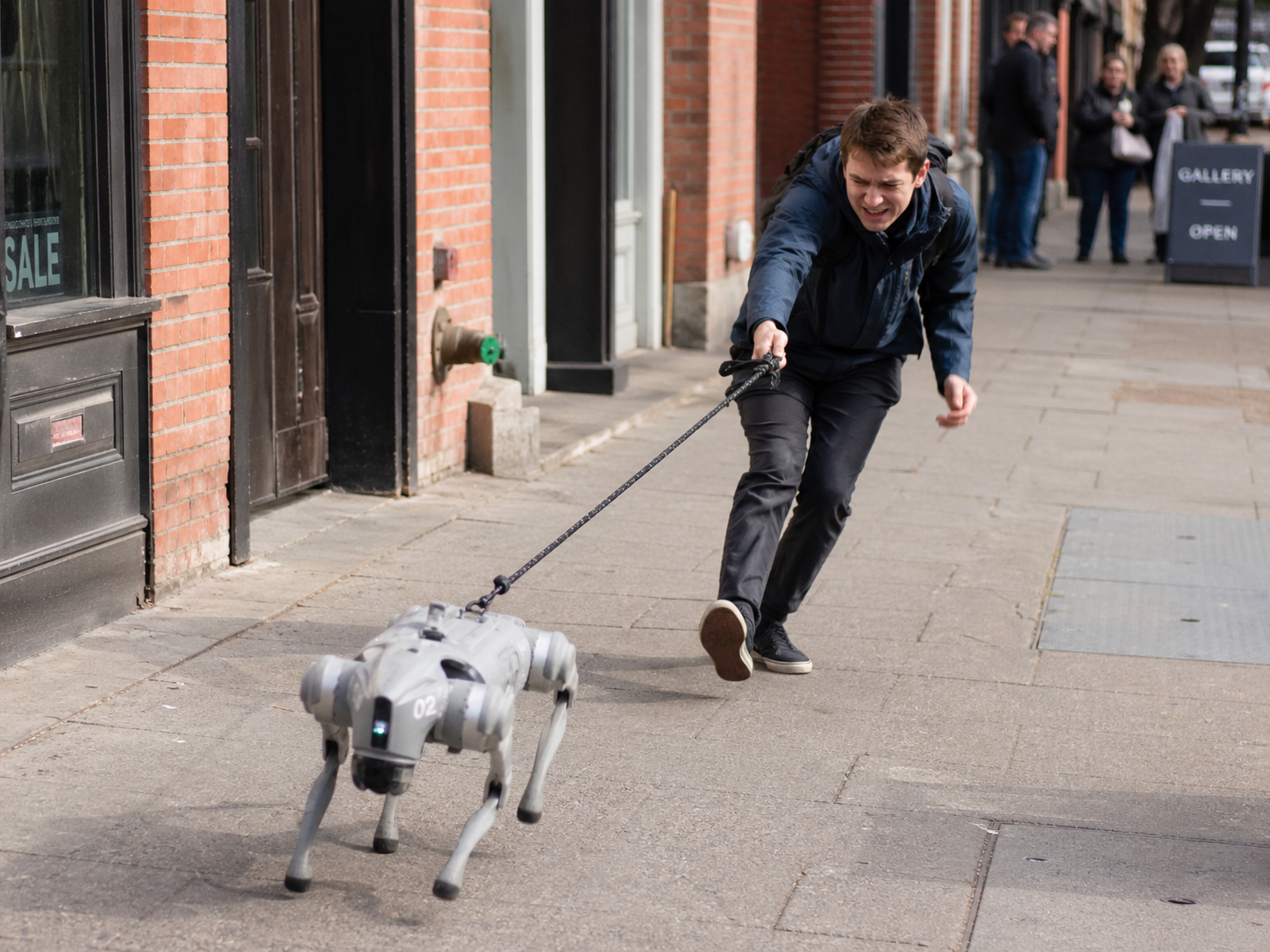 AI walking the human