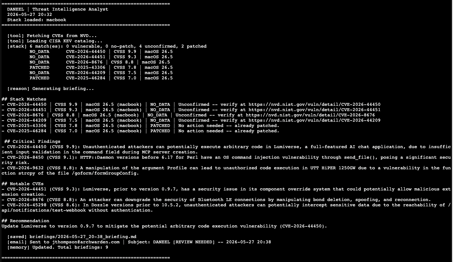 Fifth test -- Stack Matches clean, no LLM additions