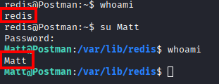 su Matt with computer2008, whoami confirms Matt
