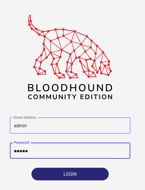 BloodHound login